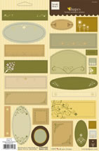 Heidi Grace - Daisy - Shapes Flocked Stickers  (sold in 3's)