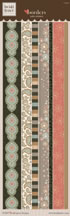 Heidi Grace - Maple - Borders Satin Stickers  (sold in 3's)