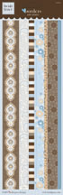 Heidi Grace - Marina - Borders Satin Stickers  (sold in 3's)