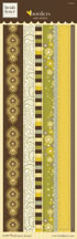 Heidi Grace - Daisy - Borders Satin Stickers  (sold in 3's)