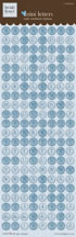 Heidi Grace - Marina - Alpha Satin Stickers  (sold in 3's)