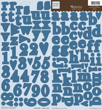 Heidi Grace - Marina - Alpha Cardstock Stickers  (sold in 3's)