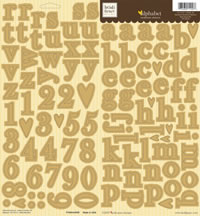Heidi Grace - Daisy - Alpha Cardstock Stickers  (sold in 3's)