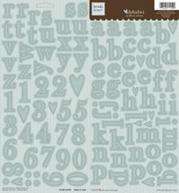 Heidi Grace - Winnefred - Alpha Cardstock Stickers  (sold in 3's)
