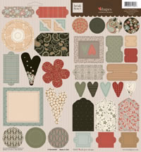 Heidi Grace - Maple - Shapes Cardstock Stickers  (sold in 3's)