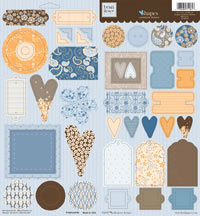 Heidi Grace - Marina - Shapes Cardstock Stickers  (sold in 3's)