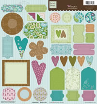 Heidi Grace - Urban - Shapes Cardstock Stickers  (sold in 3's)