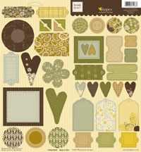 Heidi Grace - Daisy - Shapes Cardstock Stickers  (sold in 3's)