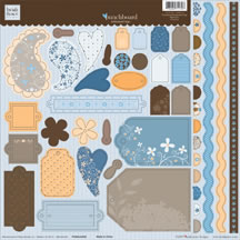 Heidi Grace - Marina - Punchboard Tags  (sold in 3's)