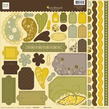 Heidi Grace - Daisy - Punchboard Tags  (sold in 3's)