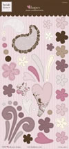 Heidi Grace - Cherry - Plastic Flower Decorations  (sold in 3's)