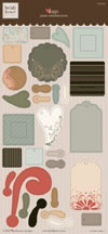 Heidi Grace - Maple - Plastic Tags Decorations  (sold in 3's)