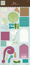 Heidi Grace - Urban - Plastic Tags Decorations  (sold in 3's)