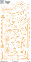 Heidi Grace - Marina - Embellishments Rub-ons  (sold in 3's)