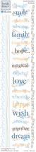 Heidi Grace - Marina - Words & Borders Rub-ons  (sold in 3's)