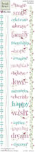 Heidi Grace - Urban - Words & Borders Rub-ons  (sold in 3's)