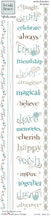 Heidi Grace - Winnefred - Words & Borders Rub-ons  (sold in 3's)