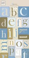 Heidi Grace - The Woodland - Chipboard Alphas with Flocking  (sold in3's)