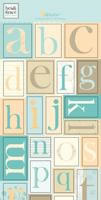 Heidi Grace - The Meadow - Chipboard Alphas with Flocking  (sold in 3's)
