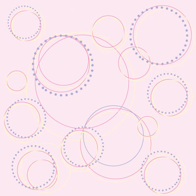 Heidi Grace - Pocket Scraps Girlfriends Round and Round 12x12 glitter paper  (pack of 5)