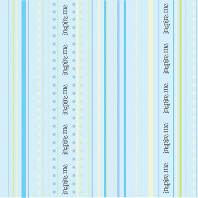 Heidi Grace - Pocket Scraps Inspire Me Stripes 12x12 glitter paper  (pack of 5)