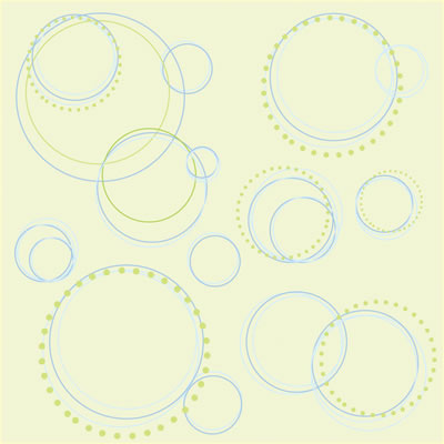 Heidi Grace - Pocket Scraps Inspire Me Round and Round 12x12 glitter paper  (pack of 5)