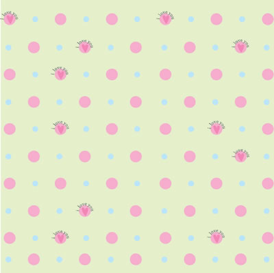 Heidi Grace - Pocket Scraps Loving You Dots 12x12 glitter paper  (pack of 5)