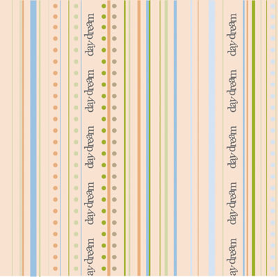 Heidi Grace - Pocket Scraps Day Dreamer Stripes 12x12 glitter paper  (pack of 5)