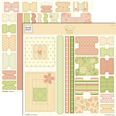Heidi Grace - Orchard - Flocked Add Ons Punchouts  (sold in 3's)