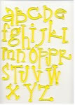 Heidi Grace - Yellow Imagine Uppercase  (sold individually)
