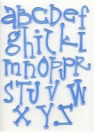 Heidi Grace - Blue Imagine Uppercase  (sold individually)