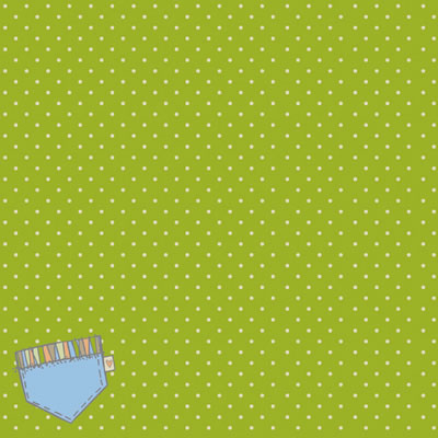 Heidi Grace - Pocket Scraps Day Dreamer Dots Pocket 12x12 paper  (pack of 10)