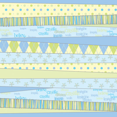 Heidi Grace - Pocket Scraps Inspire Me Patchwork 12x12 paper  (pack of 10)