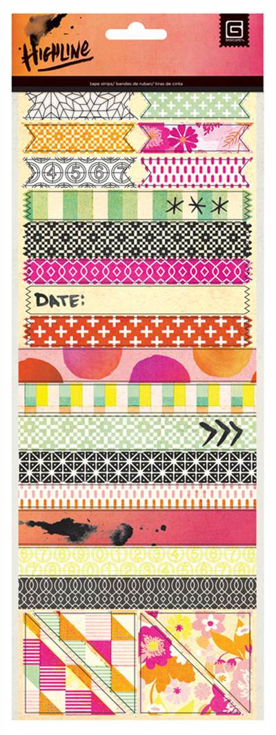 Basic Grey - Highline - Vellum Tape (Sold in packs of 6)