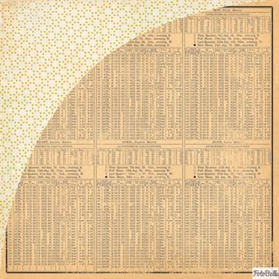 Basic Grey - Herbs & Honey - Pear 12 x 12 paper (Sold in packs of 25)