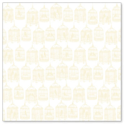 Hambly - The Birdcages Overlay - Antique White  (pack of 5)