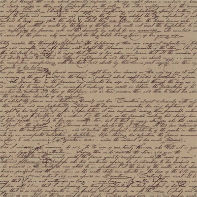 Hambly Screen Prints - 12x12 screen printed paper - Pen & Ink - Brown on Kraft  (pack of 5)