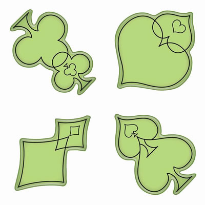 Inkadinkado - Stamping Gear - Elegant Suit 4x6 Cling Stamps  (sold individually)