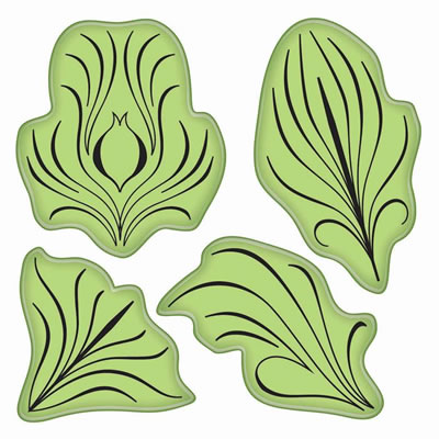 Inkadinkado - Stamping Gear - Feathers 4x6 Cling Stamps  (sold individually)