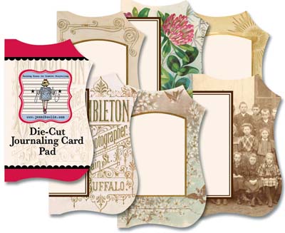 Jenni Bowlin - Die-Cut Paper Pad - Vintage 1  (sold in 3's)