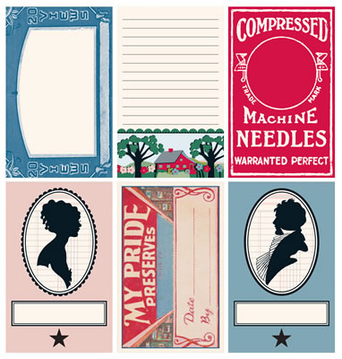 Jenni Bowlin Studio - Be Our Guest - Journaling Cards  (sold in 3's)