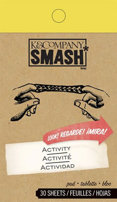 K&Co SMASH - Activity Pad  (sold in 3's)