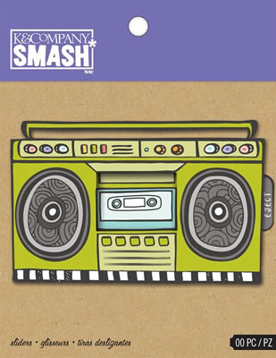 K&Co SMASH - Boom Box Slider  (sold in 3's)