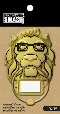 K&Co SMASH - Embossed Sticker  (sold in 3's)