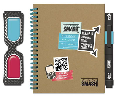 K&Co SMASH - 3D Mini Book  (sold in 3's)