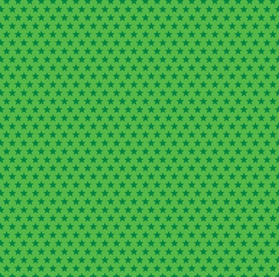 Li'l Davis - Rockstar 12x12 patterned paper Stars Emerald  (pack of 10)
