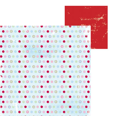 Lil Davis - Love Affair - Valentino 12x12 patterned paper  (pack of 10)