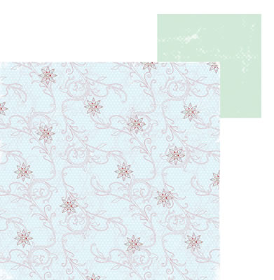 Lil Davis - Love Affair - Juliet 12x12 patterned paper  (pack of 10)