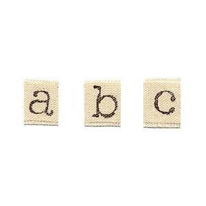 Li'l Davis Designs - Canvas Alpha L/case  (sold in 3's)