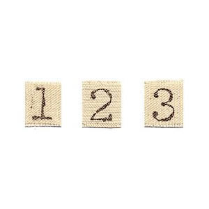 Li'l Davis Designs - Canvas Numbers  (sold in 3's)